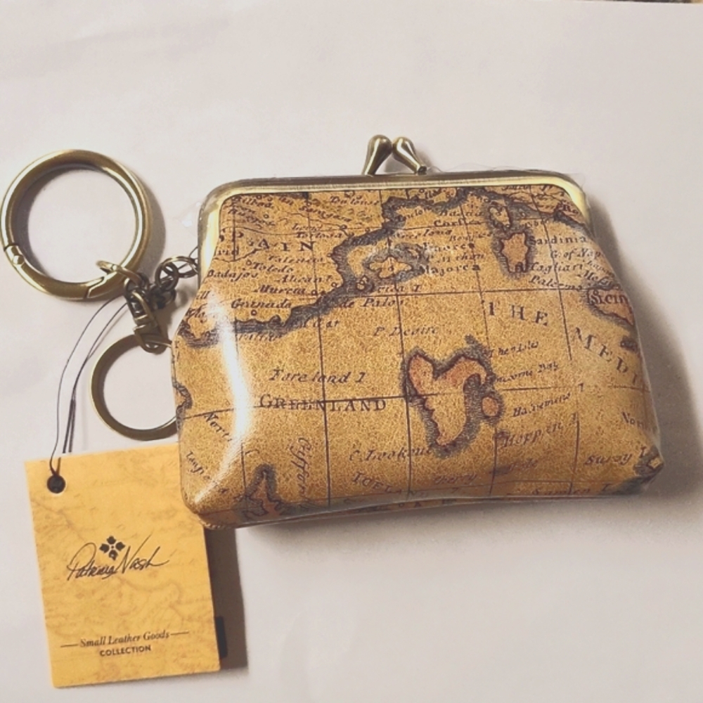 Patricia Nash European Map Coin Purse